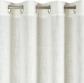 ZÁVES NA KRÚŽKOCH ELINA 140X250 CM PRÍRODNÁ