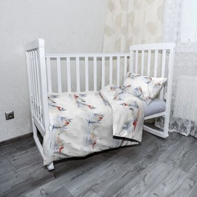 Sablio Mikroplyšové detské obliečky do postieľky Zimná pohoda - 100x135 / 40x60