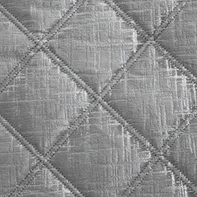 Dekorstudio Zamatový prehoz na posteľ BLINK 6 v striebornej farbe Rozmer prehozu (šírka x dĺžka): 170x210cm