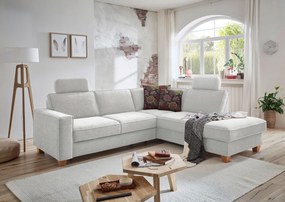 XXXLutz ROHOVÁ SEDAČKA, textil, strieborná Sit & More - Sedačky - 000144005809