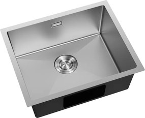Mexen Trixo, 1-komorový nerezový drez 540 x 440 mm, brúsená oceľ, 6414541000-01