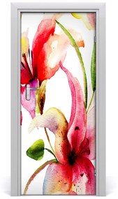Fototapeta samolepiace kvety ľalie 75x205 cm
