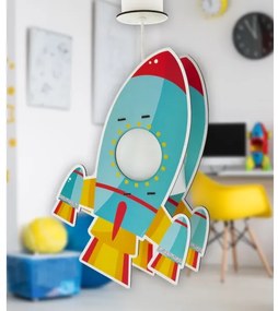 Dalber 63357 - Detský luster ROCKET 1xE27/15W/230V