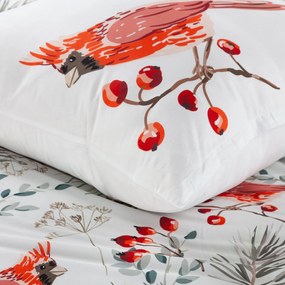 VIANOČNÉ OBLIEČKY Z MIKROVLÁKNA WILLOW 200X220 CM, 2KS 70X80 CM VZOROVANÉ