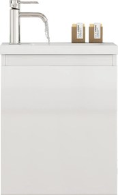 Závesná skrinka s umývadlom Houseland Elara 40 cm biela