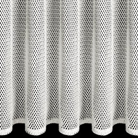 ZÁVES NA PÁSKE GABBY 140X270 CM BIELA