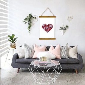 Závesné plátno na stenu Love under Construction / Dan Johannson XMPDJ062