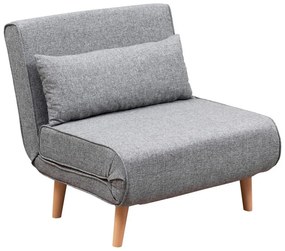 Svetlosivé kreslo Folde – Artie