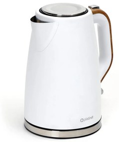 Rýchlovarná kanvica 1,7 l 2400W/230V nerez/biela