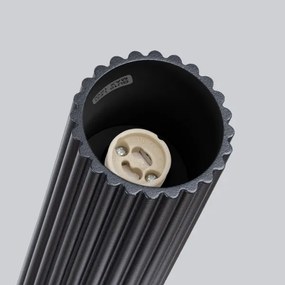 Sollux SL.1569 - Bodové svietidlo KARBON 1xGU10/10W/230V 20 cm čierna