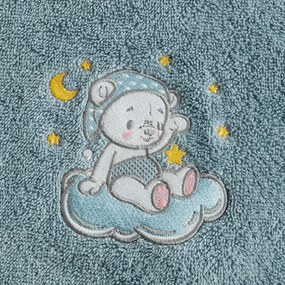 DETSKÝ BAVLNENÝ UTERÁK BABY75 100X100 CM SVETLOMODRÁ