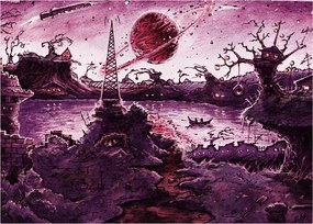 Obraz - Očarovaná dedina (70x50 cm)