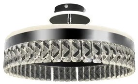 LED Stmievateľný prisadený luster LED/75W/230V 3000-6500K chróm + diaľkové ovládanie