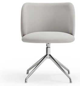 Svetlosivé čalúnené jedálenské kreslo Mogi – Teulat