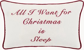 Ručne vyrobený vianočný vankúš All I Want For Christmas
