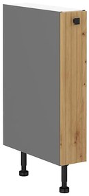 Kuchynská skrinka AVA dub artisan/antracitová 15d cargo bb