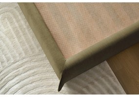 Tmavozelená čalúnená dvojlôžková posteľ s úložným priestorom s roštom 180x200 cm Clothilde – Bobochic Paris