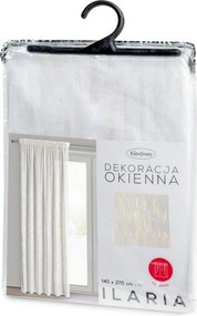 ZÁCLONA NA PÁSKE ILARA 140X270 CM VZOROVANÁ