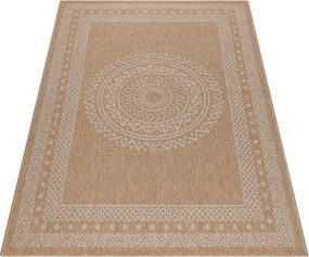 Ayyildiz, Kusový koberec Dhaka 8714 Beige, 80x150, béžová, chodba / predsieň