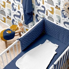 Napínacia mušelínová detská plachta do postieľky 60x120 cm – Bébé Douceur
