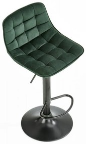 Barová stolička Forbia tmavo zelená