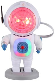 Globo 28084 - LED RGB stolná lampa COSMO LED/6W/5V astronaut biela