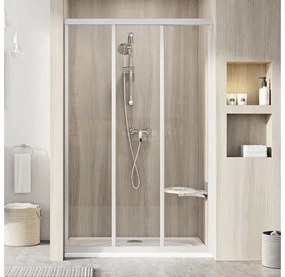 Sprchové dvere RAVAK ASDP3-80 198 satin+Transparent 00V40UR2Z1