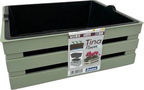 BAMA Bednička TINA Flower 2 SL, farba šalviová