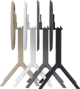 Skladací stôl Sky round - tmavosivá