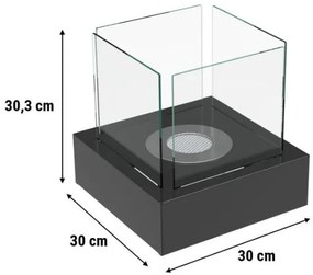 Biokrb na stôl čierny Tango 3