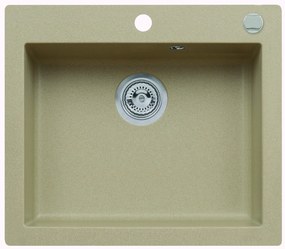 ALVEUS CZ CORTINA 160 - 55-béžová (570x500mm)+sifon pop-up