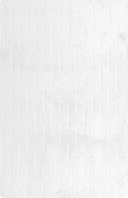 TZ Biely obdĺžnikový koberec 3D Rabbit Rozmer: 160x220 cm