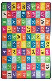 Detský koberec Numbers, 100 × 160 cm