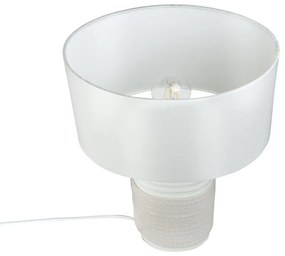 Luxusná béžová nočná stolná lampa NAVIA Beliani