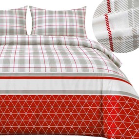 VIANOČNÉ FLANELOVÉ OBLIEČKY FLANELOVE 180X200 CM, 2 KS 70X80 CM VZOROVANÉ