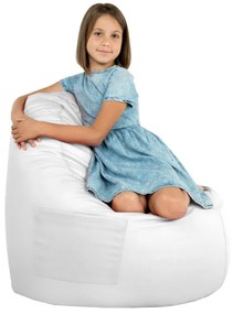 Kreslo Porto ekokoža biele