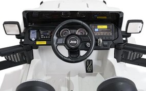 Elektrické autíčko Jeep Wrangler Rubicon LIFT biele