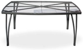 Záhradná kovová zostava Lana + 6x kovová stolička Lana steel