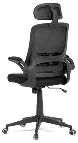 Autronic BONTEC Kancelárska stolička, hojdací mechanizmus, čierna sieťovina, KA-Q842 BK Farba: Čierna