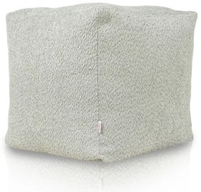 Taburetka svetlo sivá bouclé