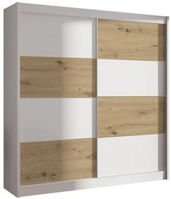 Skriňa DUO 203 biela/artisan