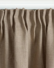 Záves na riasiacej páske farba produktu béžová látka polopriehľadný, zapletaná, ľanová