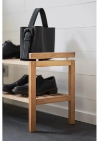 Skrinka na topánky z dubového dreva v prírodnej farbe Confetti – Rowico