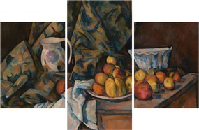 Obraz - Paul Cézanne, Still Life with Apples and Peaches, reprodukcia (90x60 cm)