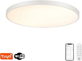 Immax NEO 07316L-LED stmievateľné stropné svietidlo SEMPLICI 128W/230V pr.100cm Wi-Fi Tuya biela + diaľkový ovládač (DO)