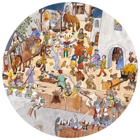 Puzzle - Opevnený hrad - 100 ks