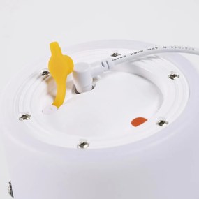 Sivá vonkajšia lampa Kave Home Janvir, výška 16 cm