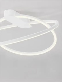 LED stmievateľné biele dizajnové stropné svietidlo Kiklos 2