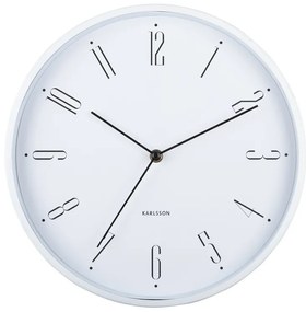 Karlsson 5988WH dizajnové nástenné hodiny biela, p. 30 cm