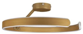 LED Stmievateľný prisadený luster LED/72W/230V 3000-6500K zlatá + diaľkové ovládanie